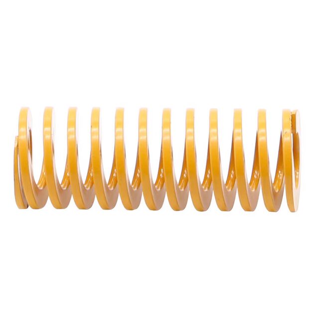 Mold alloy steel rectangular yellow spring Compression spring Mechanical return spring Outer diameter 8