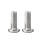 304 stainless steel inverted hexagonal through hole screw vacuum exhaust screw with hole threading hollow hollow screw