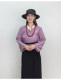 Tibetan V-neck summer shirt 2025 new style Guozhuang dance embroidered jacquard Tibetan shirt fashion designer Tibetan clothes