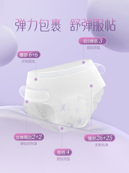 开丽安心裤产妇安睡裤女经期用防漏卫生巾姨妈拉拉安全舒睡裤夜用 — 5