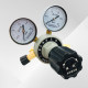 Carbon monoxide full copper pressure reducer CO carbon monoxide double-meter cylinder pressure reducing valve carbon monoxide special pressure reducer