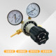 Carbon monoxide full copper pressure reducer CO carbon monoxide double-meter cylinder pressure reducing valve carbon monoxide special pressure reducer