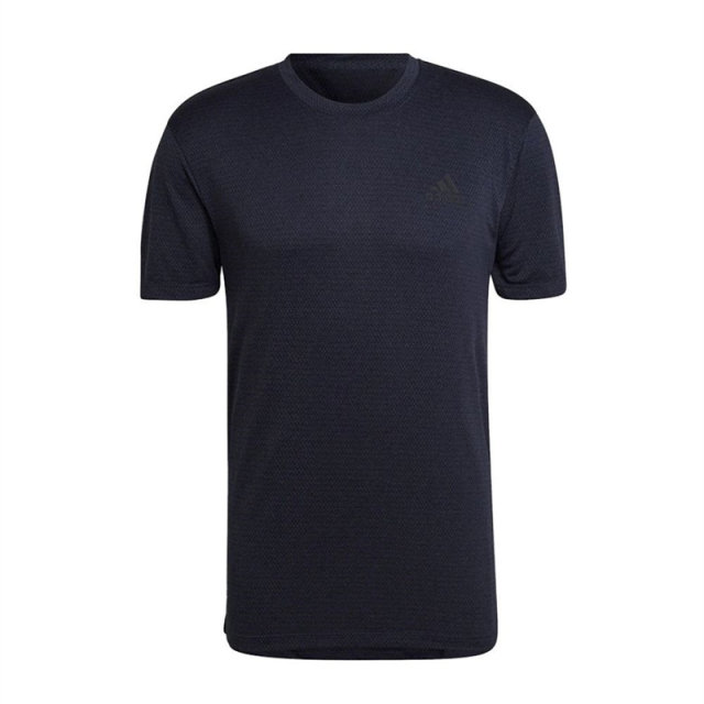 Adidas short-sleeved men's 2025 fast-drying breathable training fitness sports T-shirt authentic HT9054