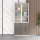 Office cabinet file cabinet office floor-standing storage cabinet with glass bookcase boss storage cabinet information cabinet with lock