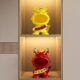 Entrance entrance door Xianglong key storage home living room entrance wine cabinet TV cabinet decoration ornament