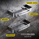 304 stainless steel bathroom shower room bathroom square storage rack double-layer bathroom wall-mounted storage without new products