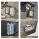 Suction cup corrugated tissue box wall-mounted punch-free bathroom paper box wash face storage box toilet paper box