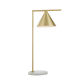 Modern minimalist designer creative marble base decorative study office hardware living room bedroom bedside table lamp