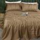 Of9d foreign trade smooth Laiser ice silk tensile bed sheet cool Austrian three-piece set single double summer skin-friendly nude