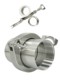 Stainless steel quick-clamping internal wire joint set 304 sanitary clamp type fast chuck internal thread fitting 6 points