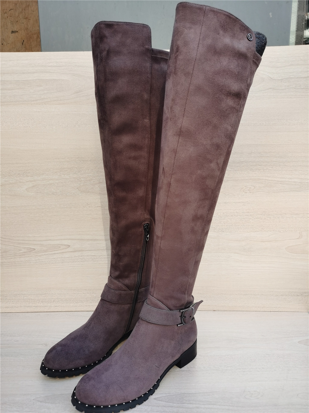 SAMPLE BRAND WITHDRAWAL CABINET BOOTS WOMENS 2022 FALL OVER-THE-KNEE BOOTS SLIM BLOCK HEEL STRETCH BOOTS BOOTS WINTER BOOTS