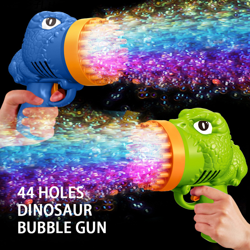 INTERNET CELEBRITY 40-HOLE BUBBLE GUN AUTOMATIC BUBBLE MACHINE HAND-HELD MULTI-HOLE GATLING CHILDRENS TOYS STALL