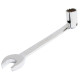 Lingbu wrench 8-22 Single-head movable sleeve dual-purpose wrench rotatable plum blossom open-end wrench auto repair tool