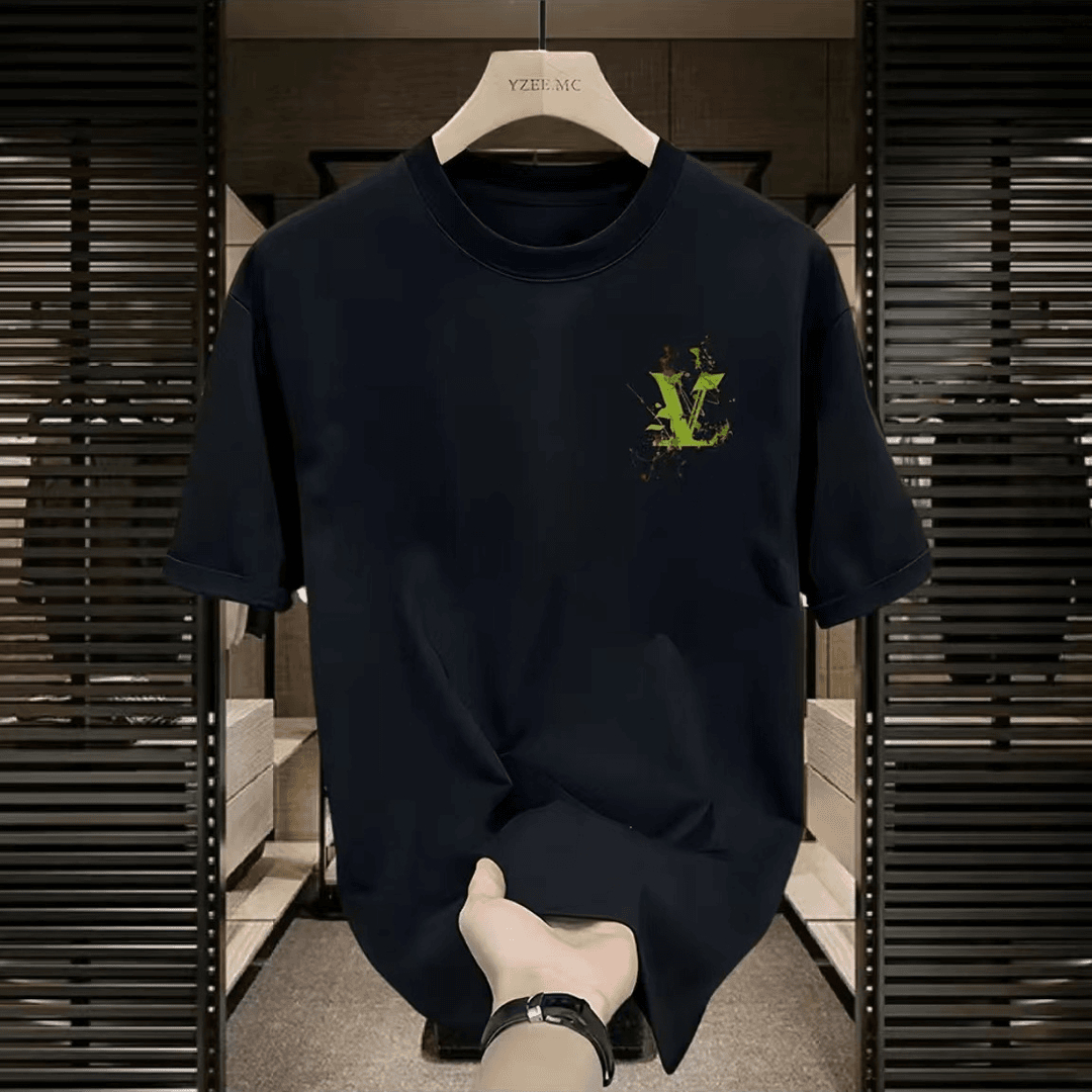 OVERSEAS ORDER TAIL GOODS CUT LABEL WITHDRAWAL FOREIGN TRADE AMERICAN TREND PRINT SHORT-SLEEVED T-SHIRT MALE AND FEMALE COUPLES VERSATILE TOPS