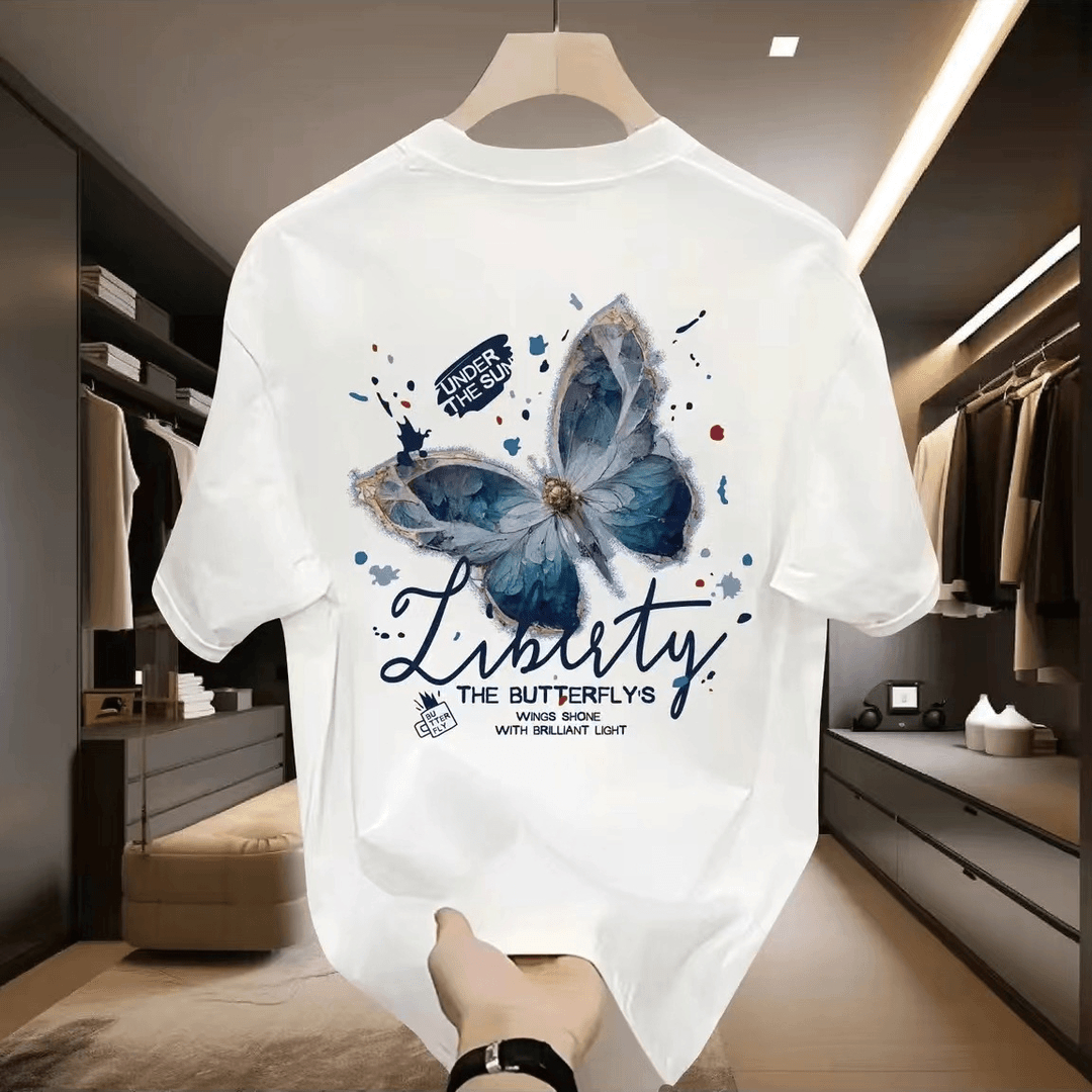 OVERSEAS ORDER TAIL GOODS CUT LABEL WITHDRAWAL FOREIGN TRADE HONG KONG STYLE TREND NEW COTTON SHORT-SLEEVED T-SHIRT MENS AND WOMENS VERSATILE TOPS