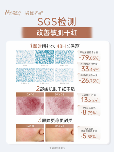 袋鼠妈妈爽肤水备孕修护补水护肤品备孕小麦妇女敏感肌可用正品 — 4
