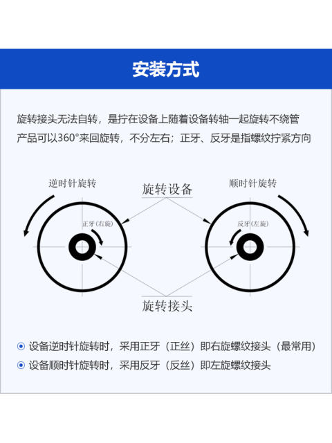 高速高压不锈钢360度旋转接头直角侧通气液胶中孔大密封好可定制