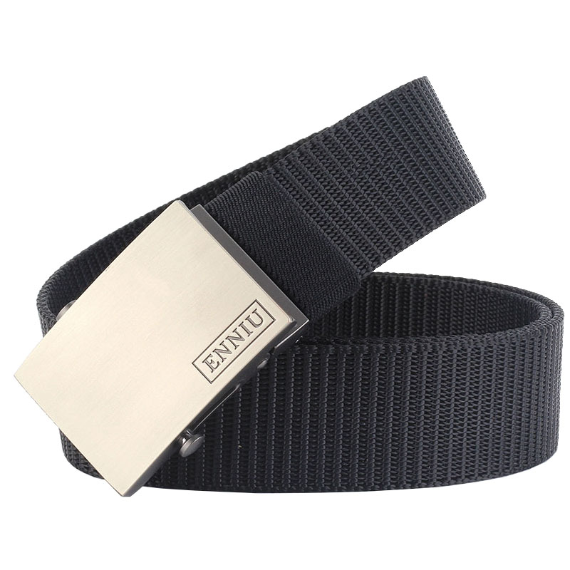 VERSATILE FASHION TRAINING BELT MENS SELF BUCKLE CANVAS MILITARY BELT MENS YOUTH CASUAL STUDENT MILITARY TRAINING BELT
