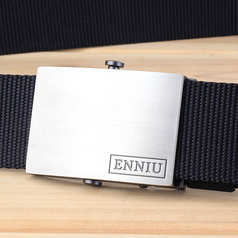 VERSATILE FASHION TRAINING BELT MENS SELF BUCKLE CANVAS MILITARY BELT MENS YOUTH CASUAL STUDENT MILITARY TRAINING BELT