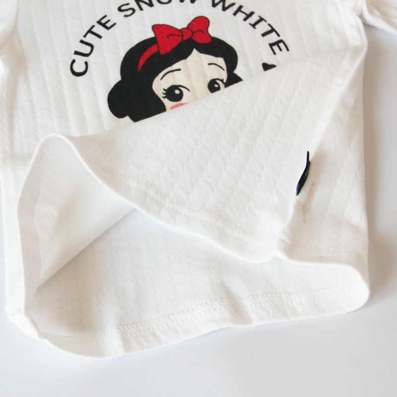 BREATHING COTTON GIRLS AUTUMN WINTER AIR LAYER ICE AND SNOW ESABETH SNOW PRINCESS PADDED LONG SLEEVE PAJAMAS LOUNGEWEAR