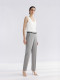 Langzi 2025 summer new style gray suit pants small feet pencil pants temperament high-end trousers women's commuting