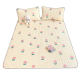 Class A summer ice silk Thai latex soft cool mat three-piece set sheet style dormitory single summer cool mat can be washed