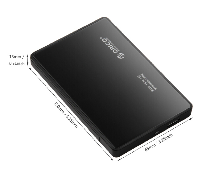 ORICO 2588US3 2.5인치 모바일 하드 드라이브 박스 USB3.0 노트북 하드 드라이브 박스 2.5 직렬 포트