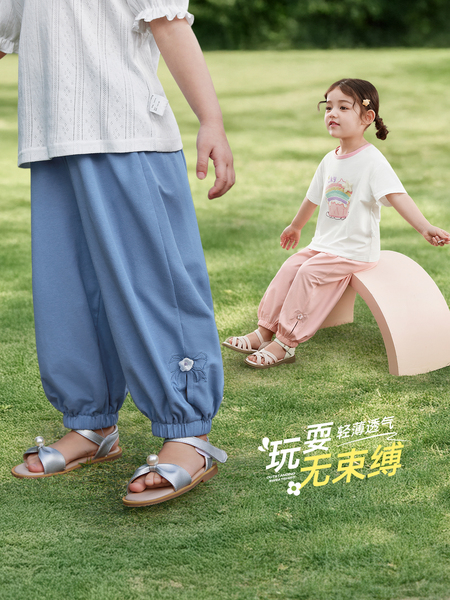 jellybaby防蚊裤女童夏季薄款2026新款小儿童休闲裤秋季宝宝裤子 — 3