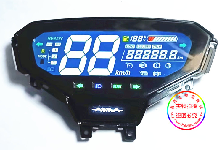 EMMA N300 전기 자동차 특수 계기판 N300 LCD 계기판 전원 표시 디스플레이 60V 및 72V