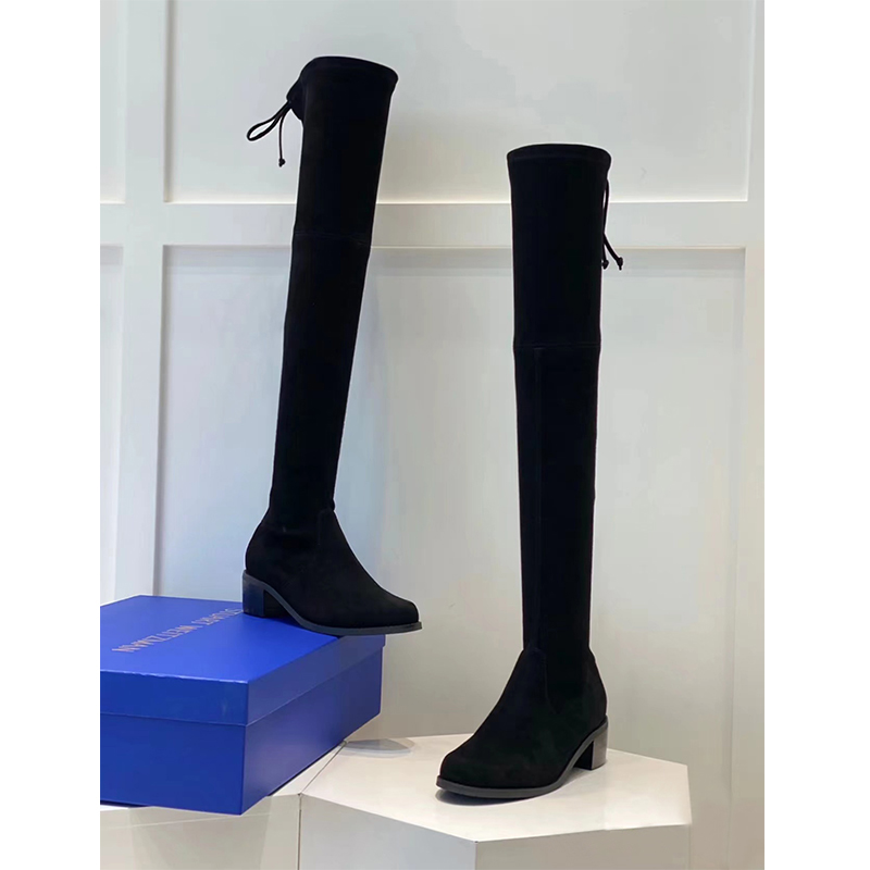 FALL|WINTER 2022 NEW BLOCK HEEL OVER-THE-KNEE BOOTS STRETCH BOOTS SKINNY BOOTS SLIM BOOTS NON-DROPPING 5050 TALL BOOTS WOMEN