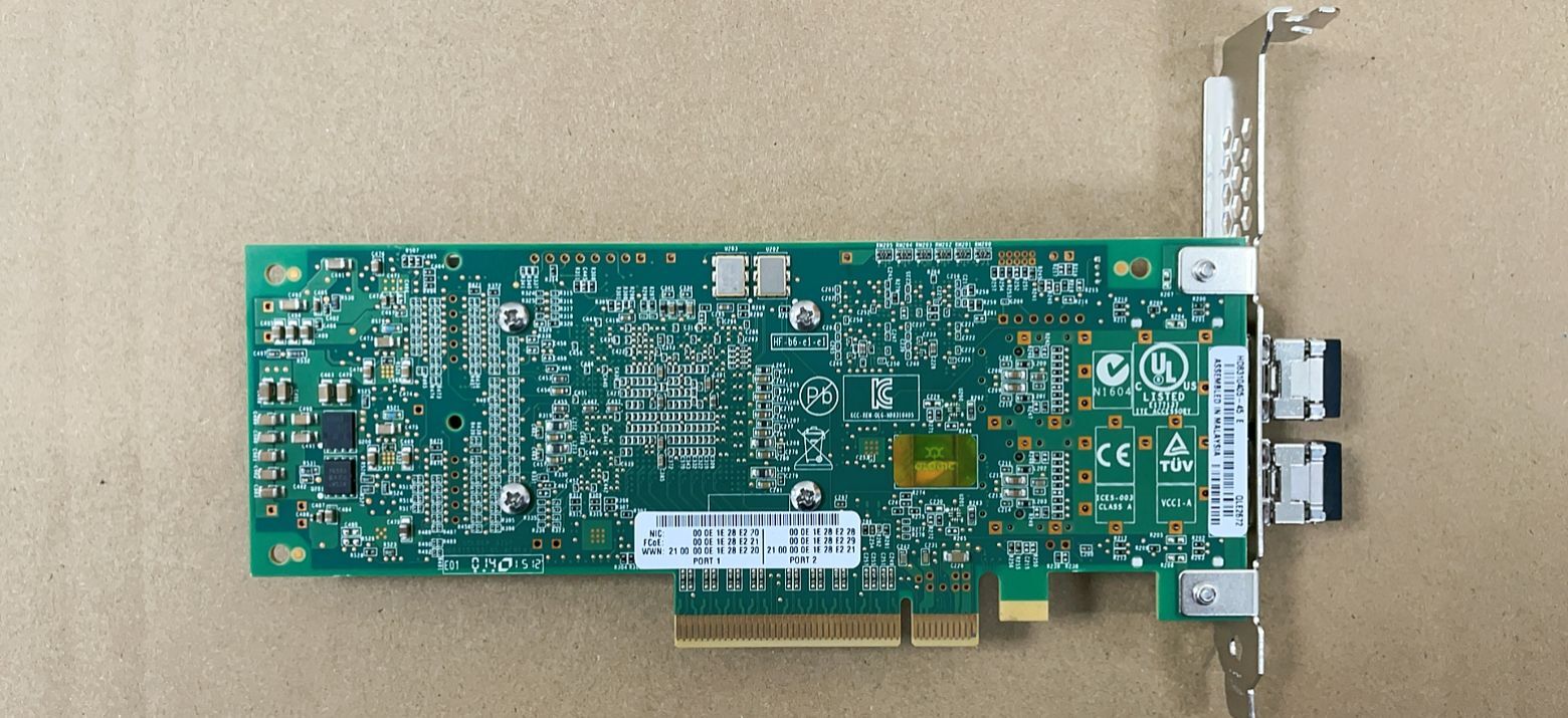 원래 분해|QLOGIC QLE2672 HBA 광섬유 카드 16GB|S 듀얼 포트 파이버 채널 카드