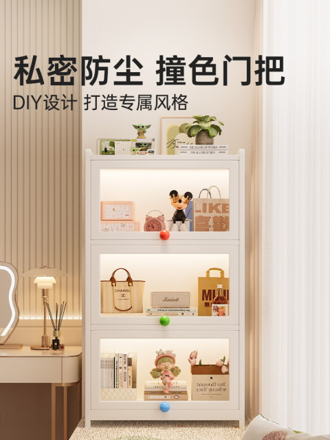 Balcony bay window storage cabinet sunscreen storage cabinet against the wall integrated storage cabinet bay window space utilization tool