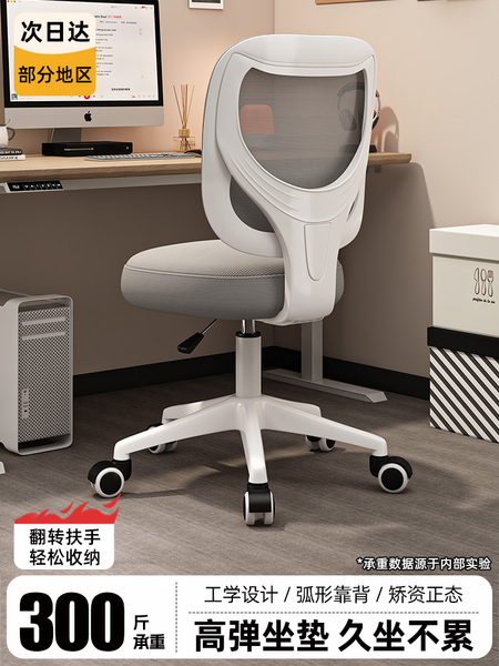 可升降调节电脑椅办公久坐不累写字专用书桌椅子儿童学习椅靠背椅
