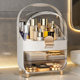 Cosmetic storage box dustproof transparent dressing table desktop large capacity skin care products storage rack drawer finishing box