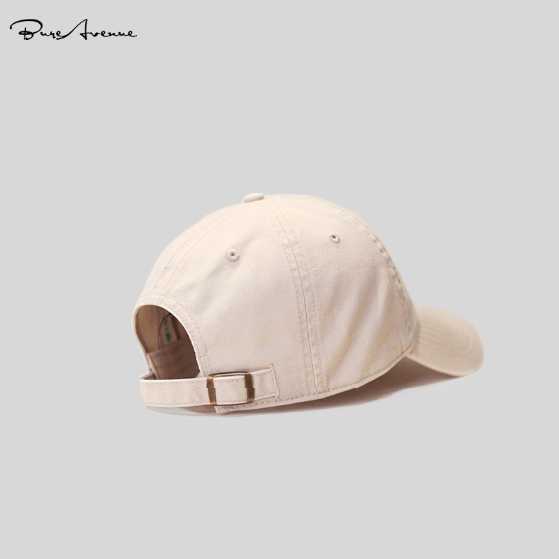 TRENDY BRAND BURE AVENUE DUCK TONGUE HAT P LETTER VERSATILE FACE SHOW SMALL SUNSHADE BASEBALL CAP MENS AND WOMENS CASUAL SUNSCREEN