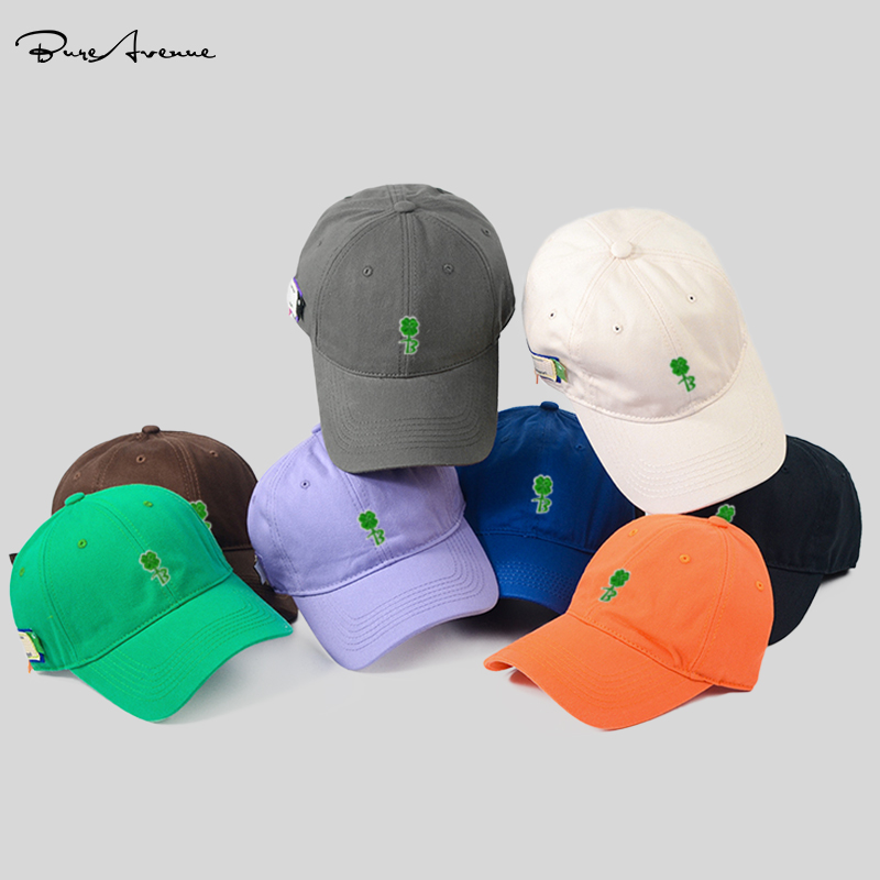 TRENDY BRAND BURE AVENUE CAP 2024 SUMMER NEW LUCKY CLOVER BASEBALL CAP MENS AND WOMENS CASUAL HATS