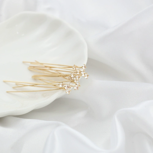 Медные бусины, подвеска, серьги, китайская шпилька, аксессуары с кисточками, 18 карат, микроинкрустация, DIY