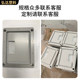Light gray AB grade PVC plastic hard plate fireproof acid resistant rubber plate high hardness polyvinyl chloride plate processing and cutting