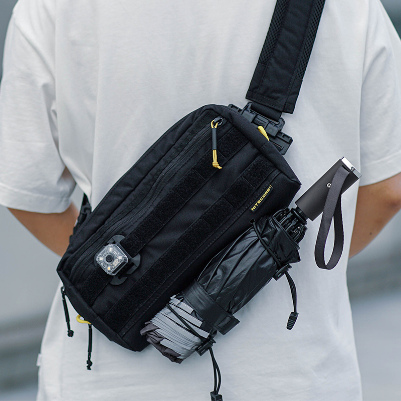 NITECORE KNIGHT COLE SLB03 OUTDOOR BELT BAG FUNCTION CHEST BAG QUICK RELEASE CASUAL COMMUTER SHOULDER CROSSBODY BAG