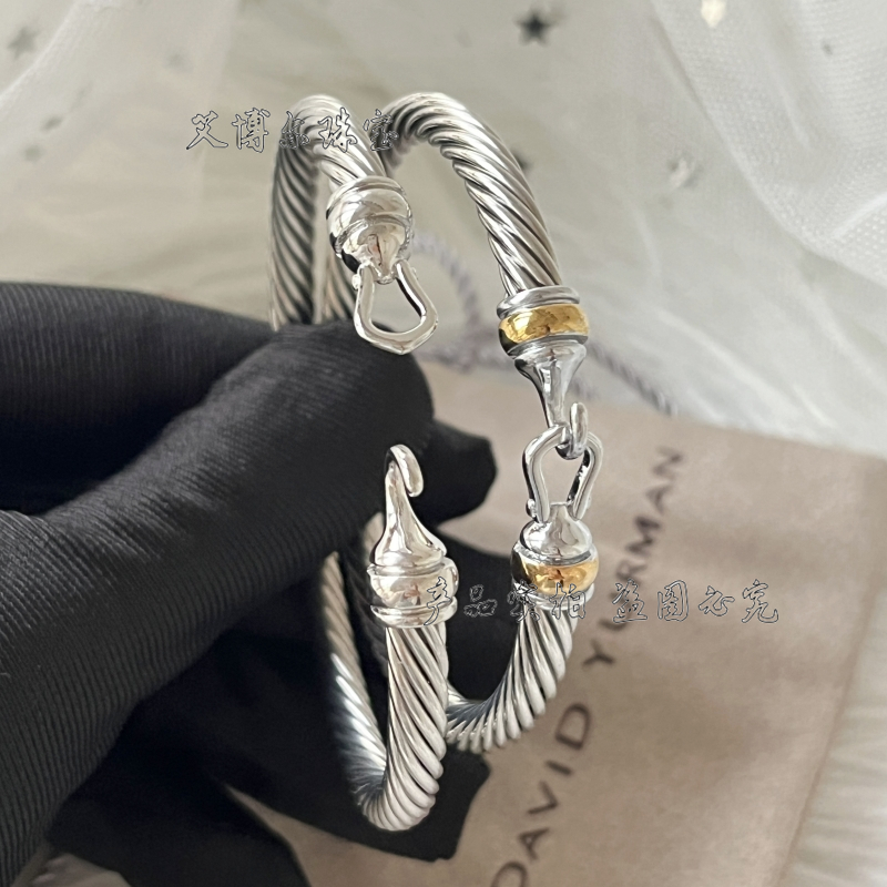 DAVID YURMAN EUROPEAN AND AMERICAN POPULAR TWISTED HOOK HEAD CLOSED BRACELET WISH EBAY