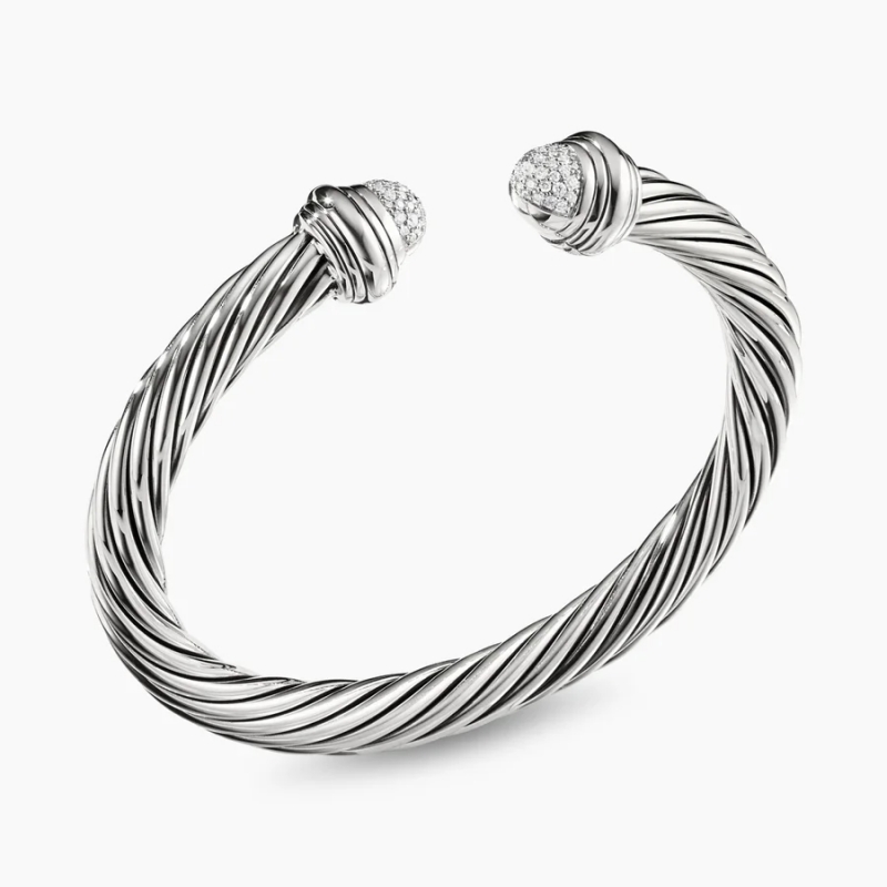 DAVID YURMAN EUROPEAN AND AMERICAN POPULAR BRACELET MICRO INLAID OPEN HAND ORNAMENT WISH EBAY