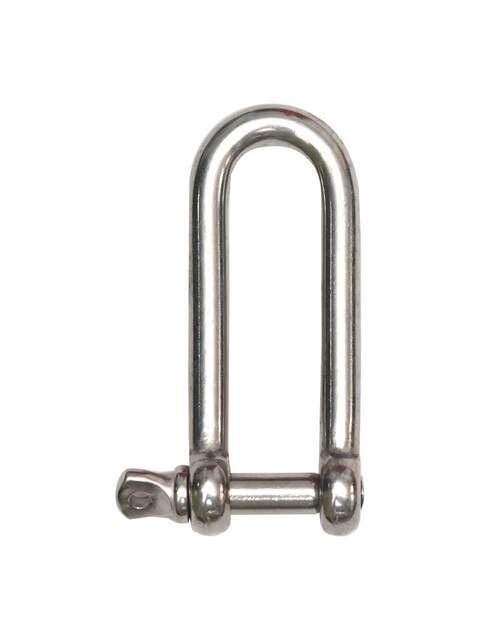304 stainless steel bow shackle for marine horseshoe shackle chain hoisting connection buckle D-type unloading and lifting arc