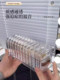 Barji Storage Box Transparent Acrylic Sealing 75mm Badge Single Protective Shell 58 Moisture-proof Desktop Display Stand