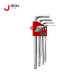 Jet-in ball head hexagon wrench set tool length extra length hexagon mirror throw hardware chrome plated