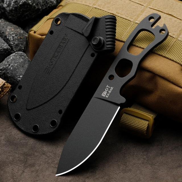 BK11 integrated all-steel small straight knife high hardness mountaineering camping outdoor fishing portable tool knife fruit knife