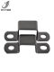 304 stainless steel thickened black square riding tube clamping tube bracket tube buckle throat clamp U-shaped tube fixing clamp hing