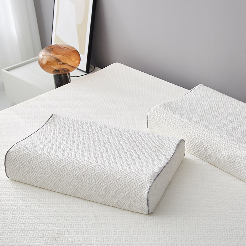 THAI NATURAL LATEX PILLOW HOUSEHOLD RUBBER PILLOW CORE SINGLE SINGLE CURVE ADULT CERVICAL SPINE PILLOW TO HELP SLEEP