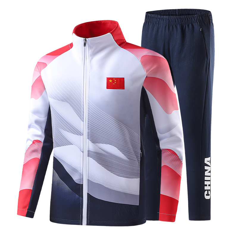 GAMES VOLUNTEER CLOTHINGCHINESE TEAM SPORTSWEAR SUITSMENS NATIONAL TEAM TRAINING UNIFORMSATHLETE TEAM UNIFORMS CUSTOMIZATION