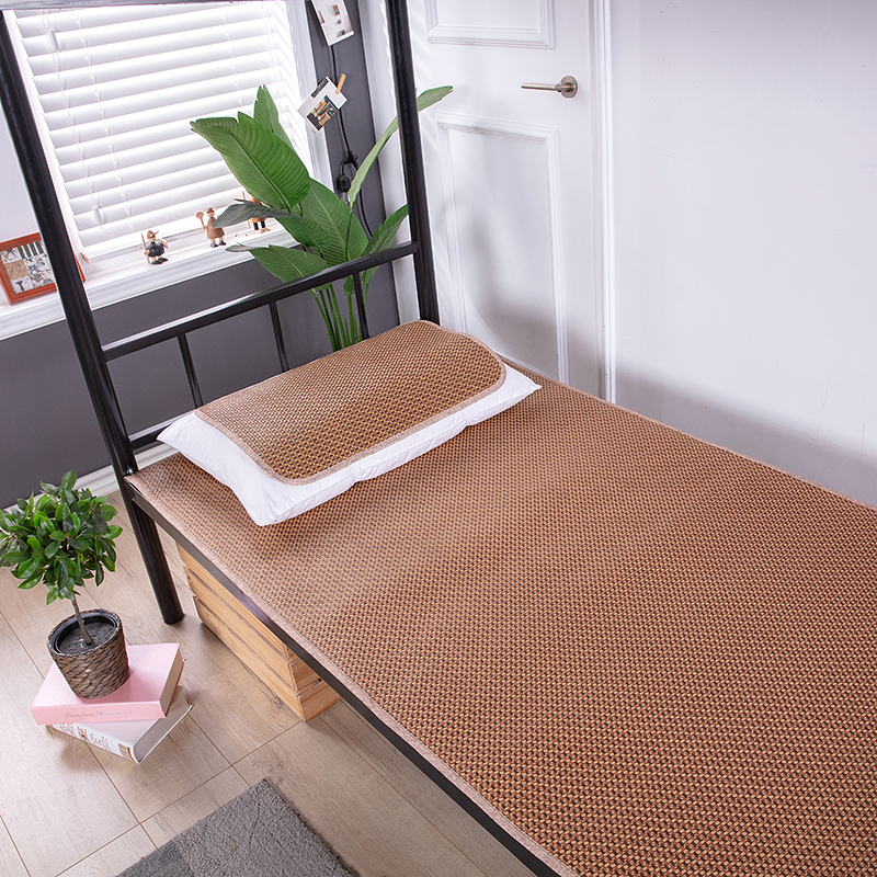 RATTAN MAT ICE SILK MAT 0.8M BED DOUBLE MAT 0.9M 1.2 FOLDABLE BAMBOO MAT SOFT STRAW MAT SUMMER