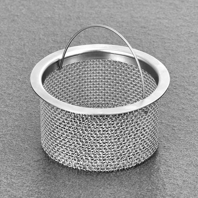 Kitchen sink stainless steel filter wash basin sink floor drain net sewer lift kitchen residue universal network
